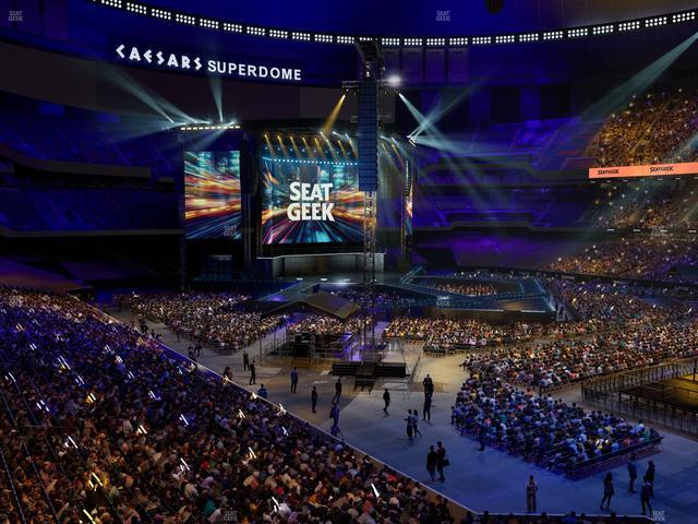 Caesars Superdome - Section 212 Wc Seat View