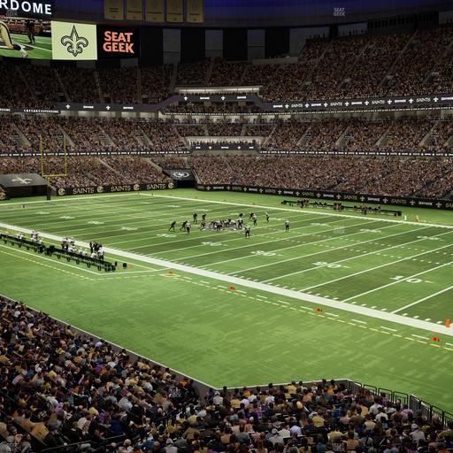 Caesars Superdome - Section 212 Wc Seat View