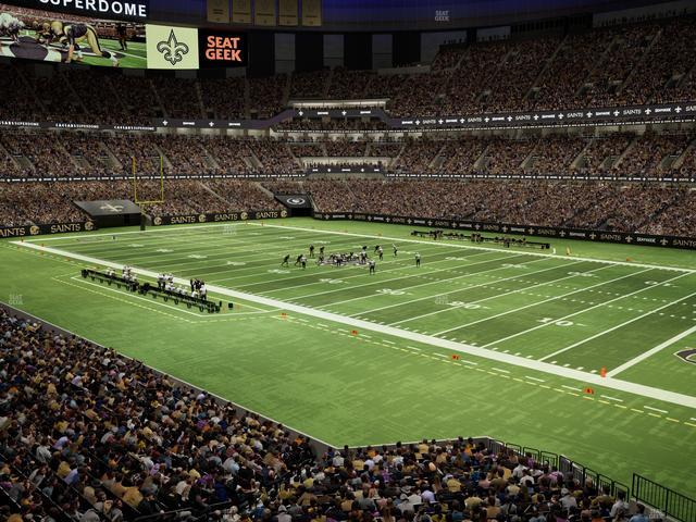 Caesars Superdome - Section 212 Wc Seat View