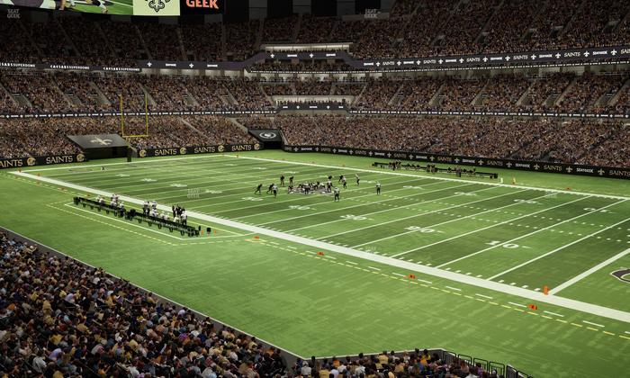 Caesars Superdome - Section 212 Wc Seat View