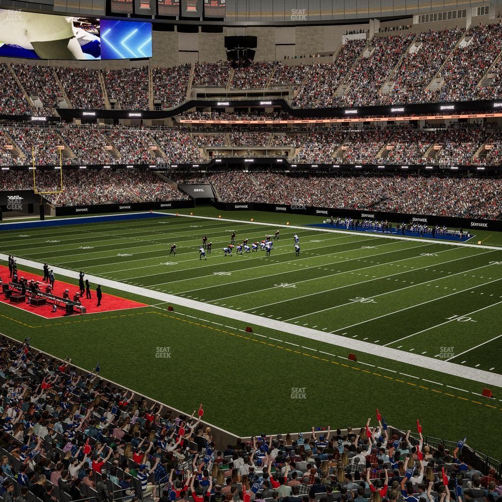 Caesars Superdome - Section 212 Wc Seat View