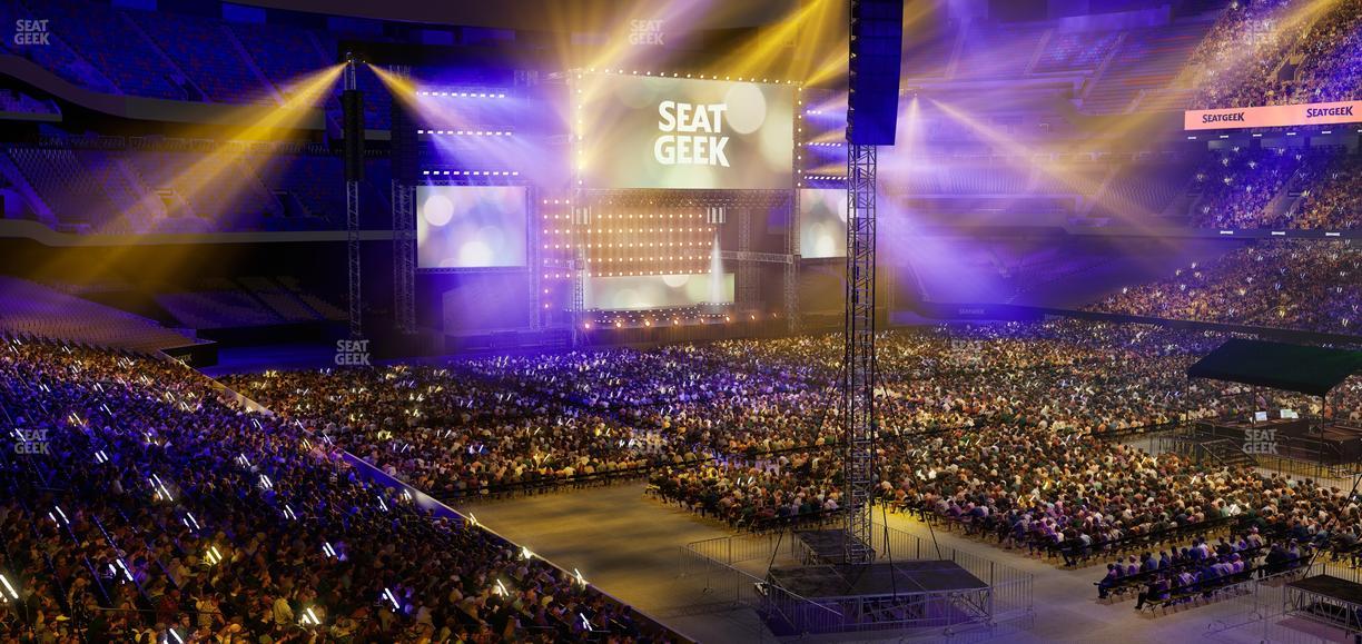 Caesars Superdome - Section 212 Wc Seat View