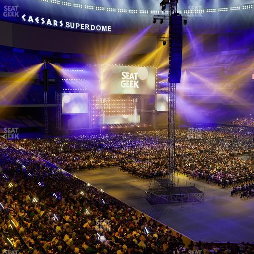 Caesars Superdome - Section 212 Wc Seat View
