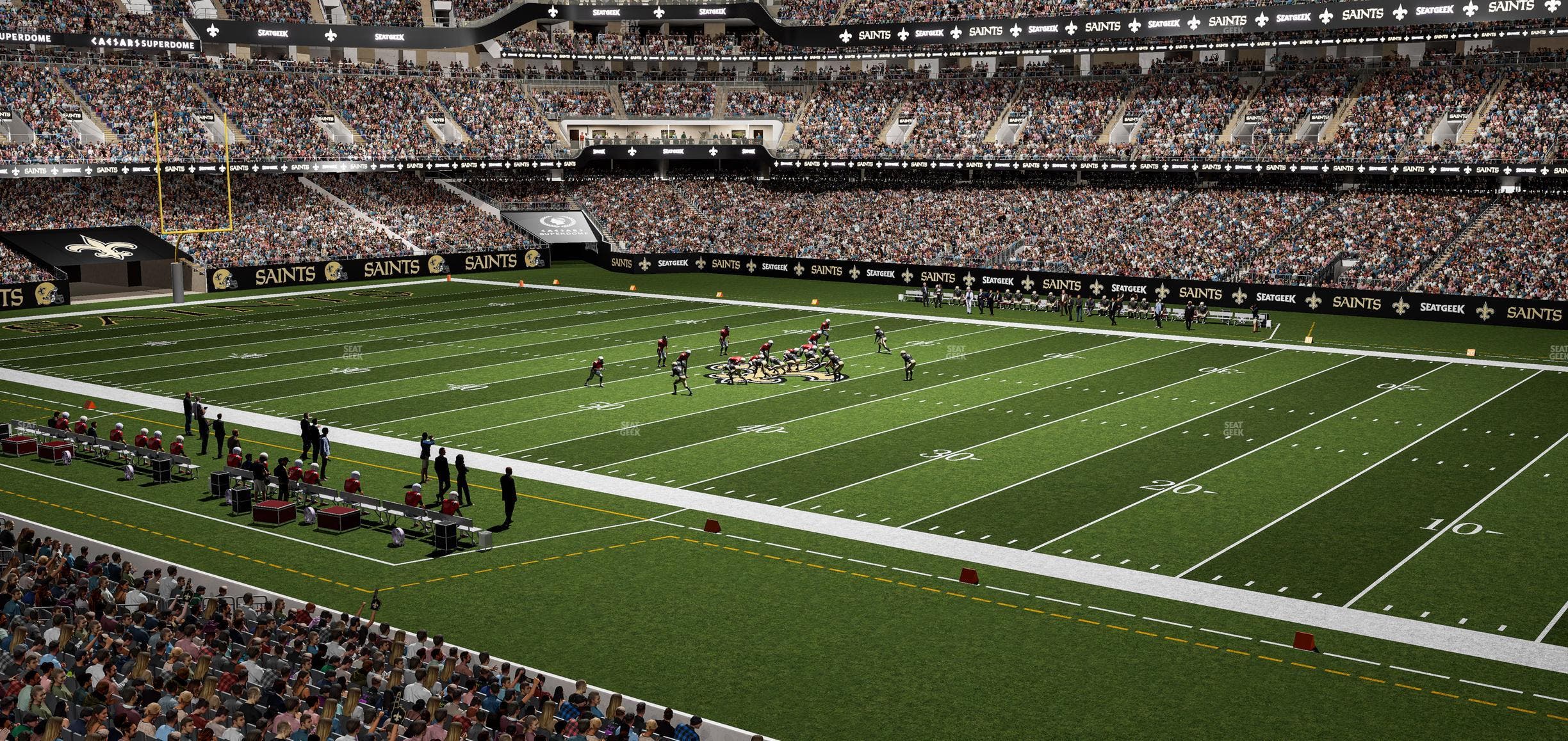 Caesars Superdome - Section 213 Seat View