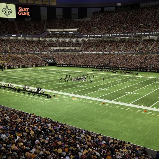Caesars Superdome - Section 213 Seat View