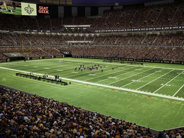 Caesars Superdome - Section 213 Seat View
