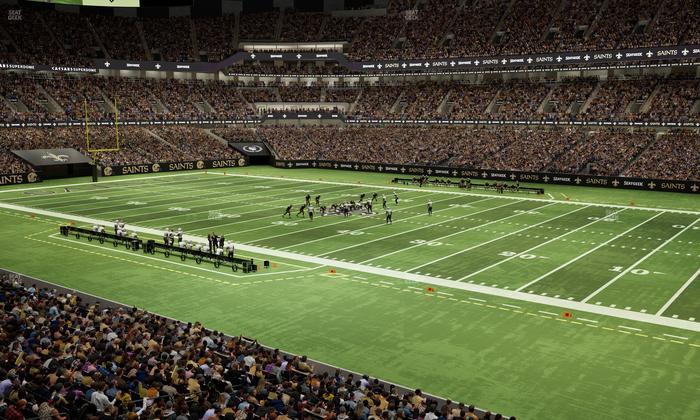 Caesars Superdome - Section 213 Seat View