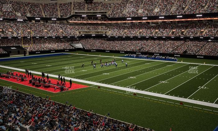 Caesars Superdome - Section 213 Seat View