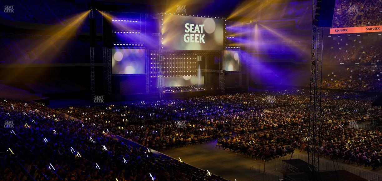 Caesars Superdome - Section 213 Seat View