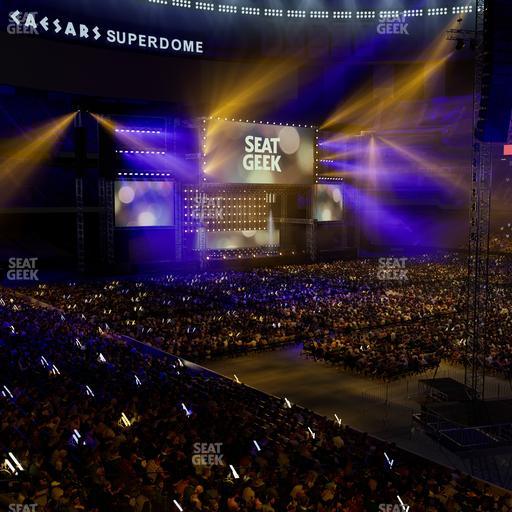 Caesars Superdome - Section 213 Seat View