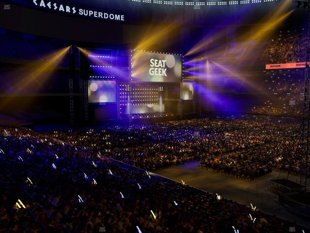 Caesars Superdome - Section 215 Seat View