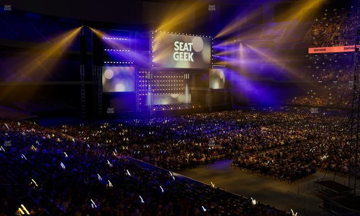 Caesars Superdome - Section 215 Seat View