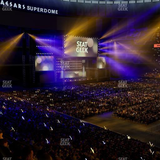 Caesars Superdome - Section 215 Seat View