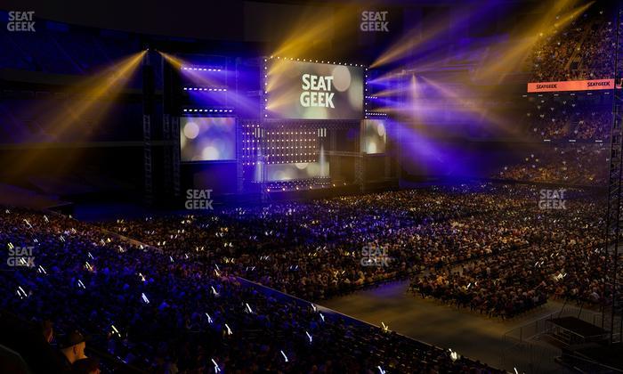 Caesars Superdome - Section 215 Seat View