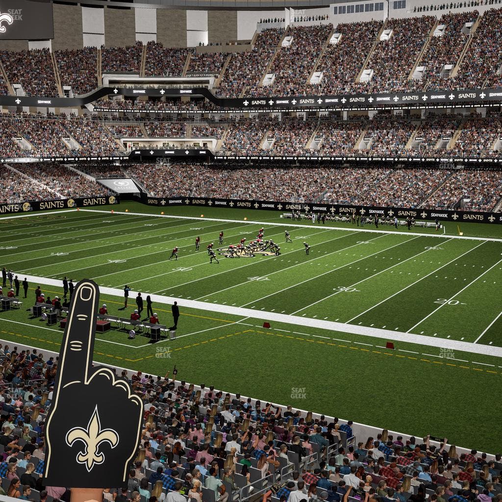 Caesars Superdome - Section 215 Seat View