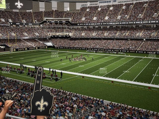 Caesars Superdome - Section 215 Seat View