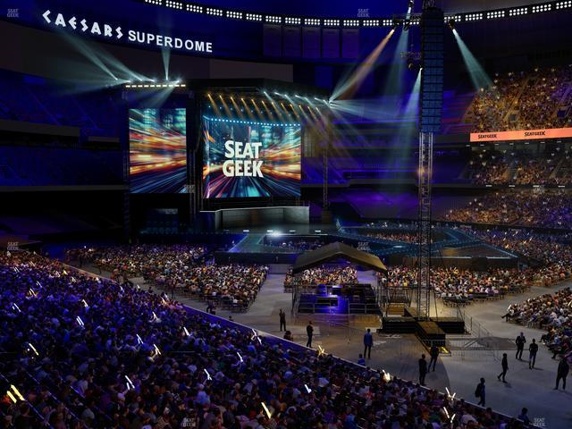 Caesars Superdome - Section 215 Seat View