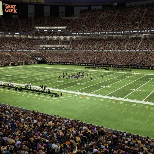 Caesars Superdome - Section 215 Seat View
