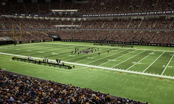 Caesars Superdome - Section 215 Seat View