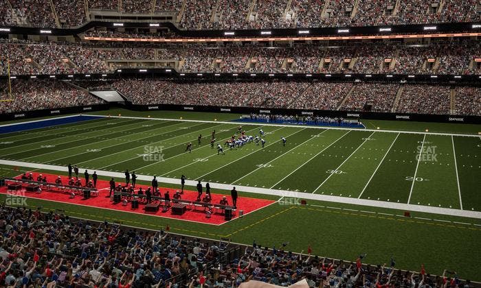 Caesars Superdome - Section 217 Seat View