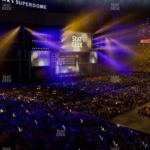 Caesars Superdome - Section 217 Seat View