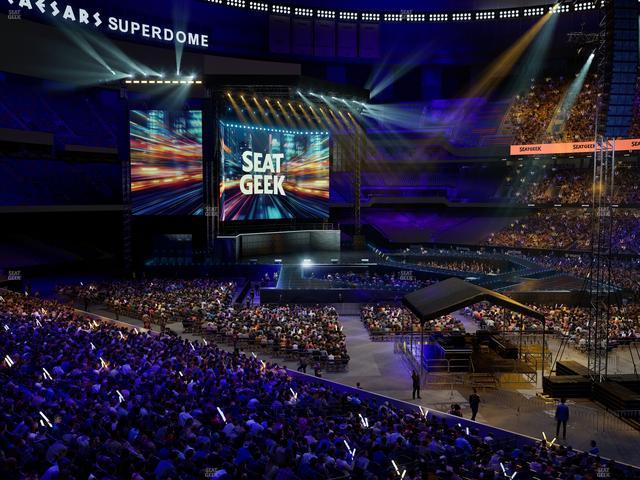 Caesars Superdome - Section 217 Seat View