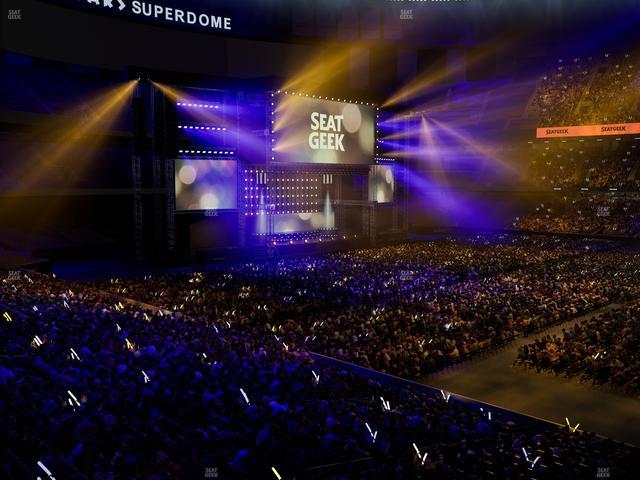 Caesars Superdome - Section 217 Seat View