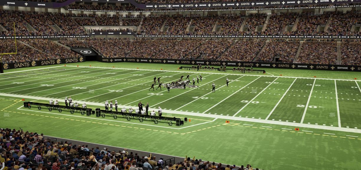 Caesars Superdome - Section 217 Seat View