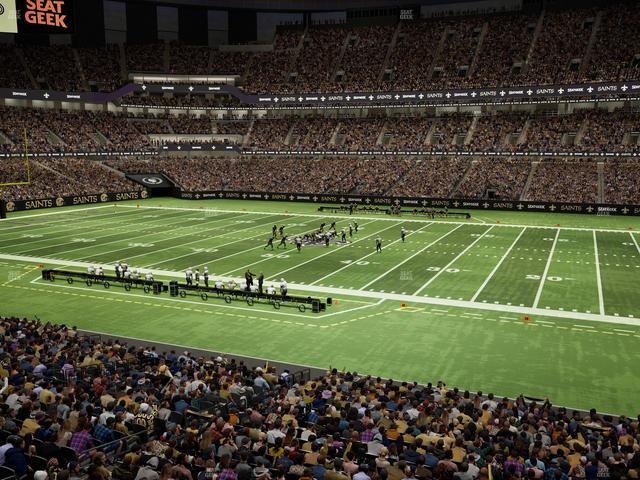 Caesars Superdome - Section 217 Seat View