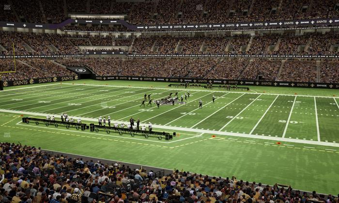 Caesars Superdome - Section 217 Seat View