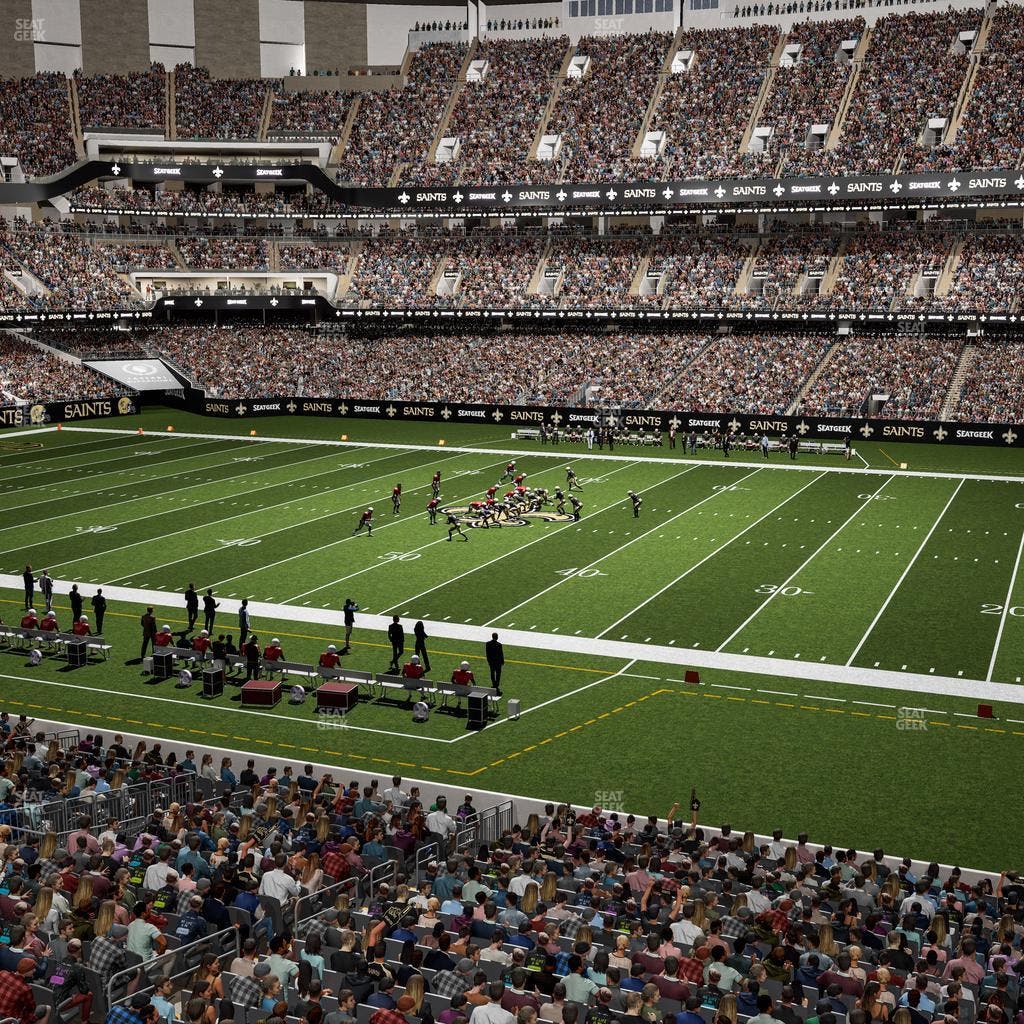 Caesars Superdome - Section 217 Seat View