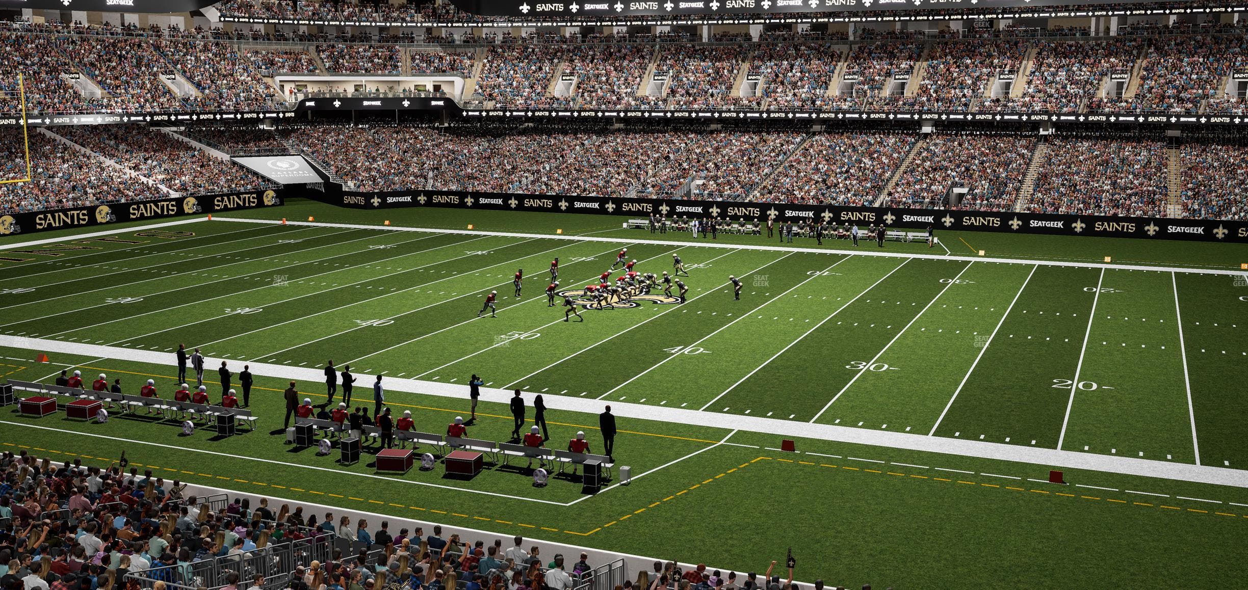 Caesars Superdome - Section 217 Seat View
