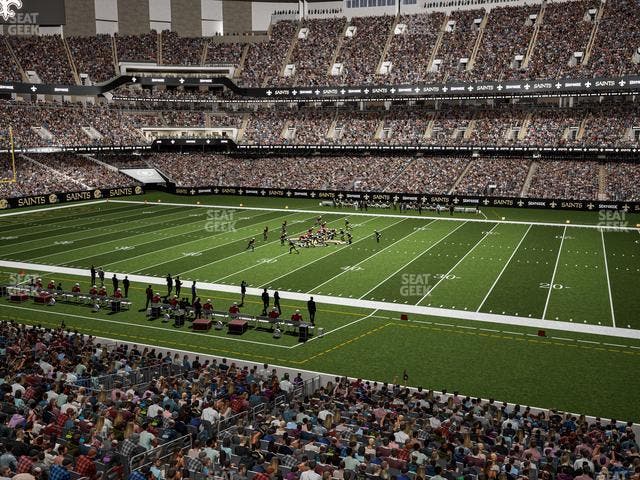 Caesars Superdome - Section 217 Seat View