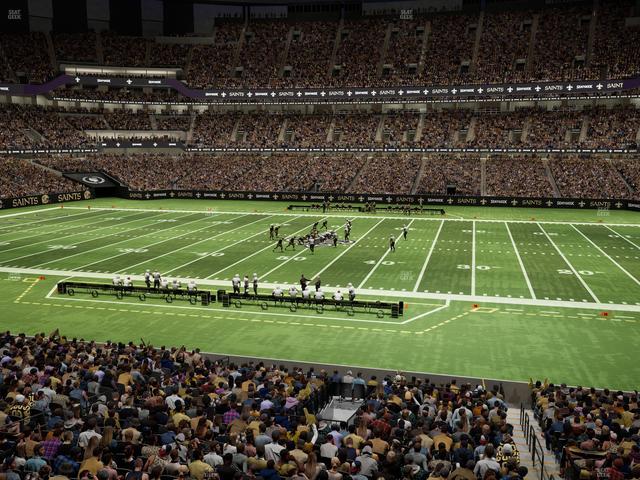 Caesars Superdome - Section 219 Seat View