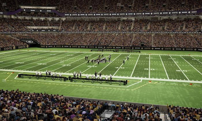 Caesars Superdome - Section 219 Seat View