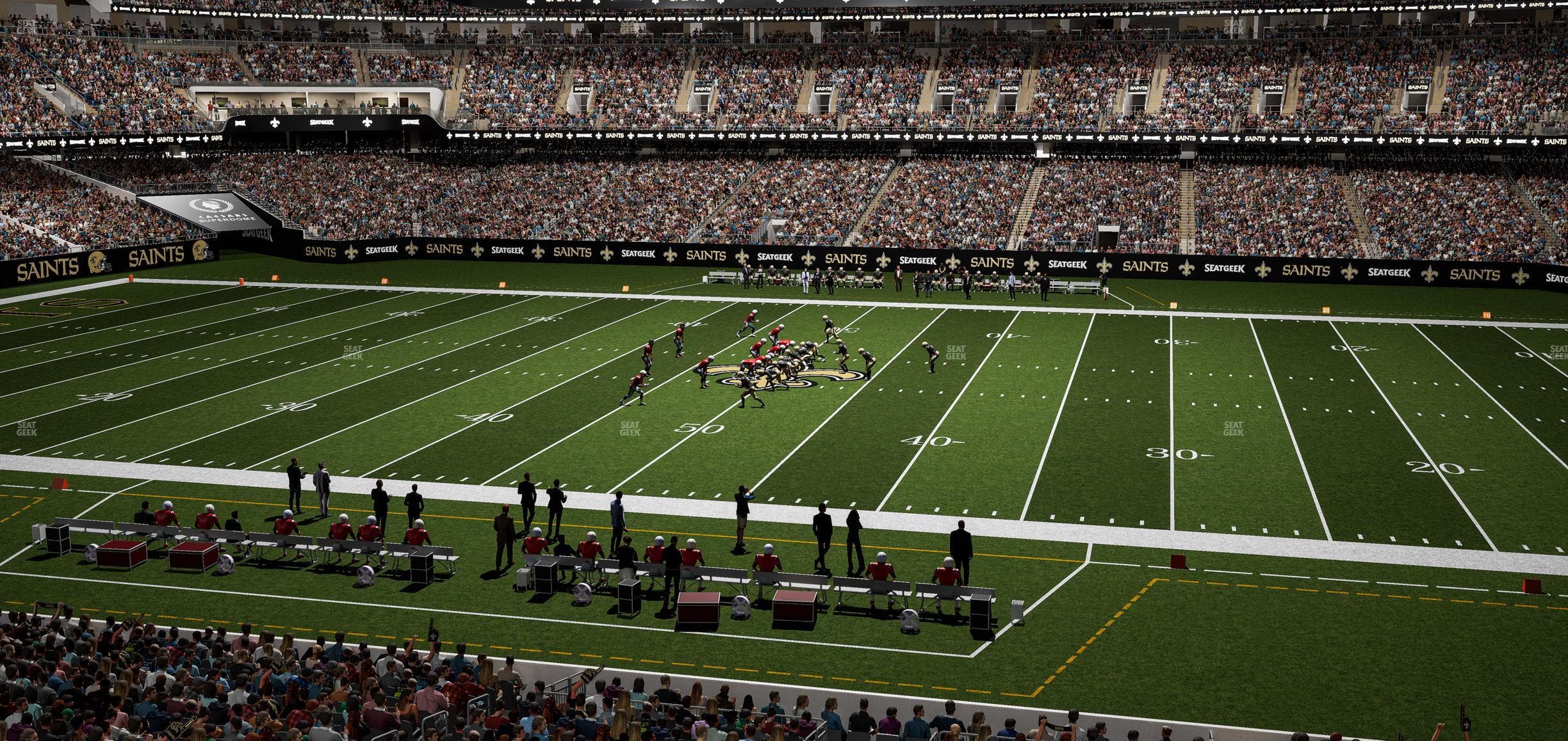 Caesars Superdome - Section 219 Seat View