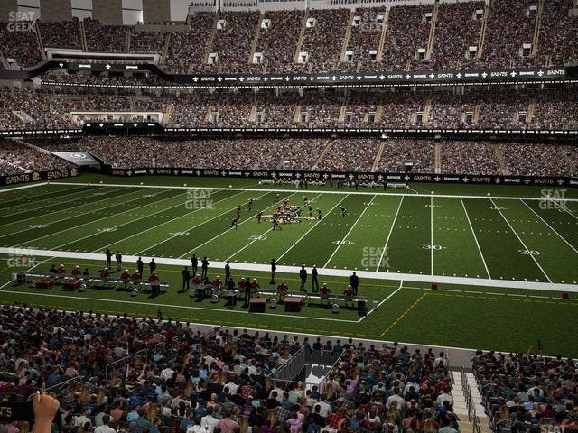 Caesars Superdome - Section 219 Seat View