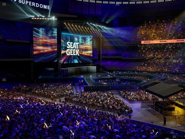 Caesars Superdome - Section 219 Seat View
