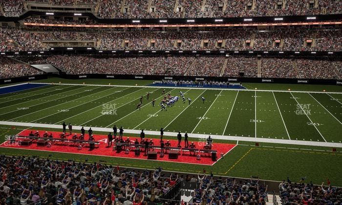 Caesars Superdome - Section 219 Seat View