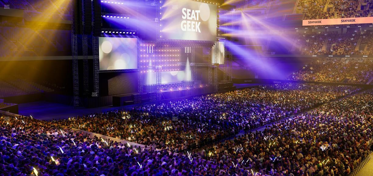 Caesars Superdome - Section 219 Seat View