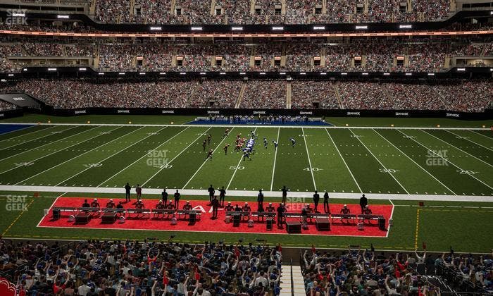 Caesars Superdome - Section 221 Seat View