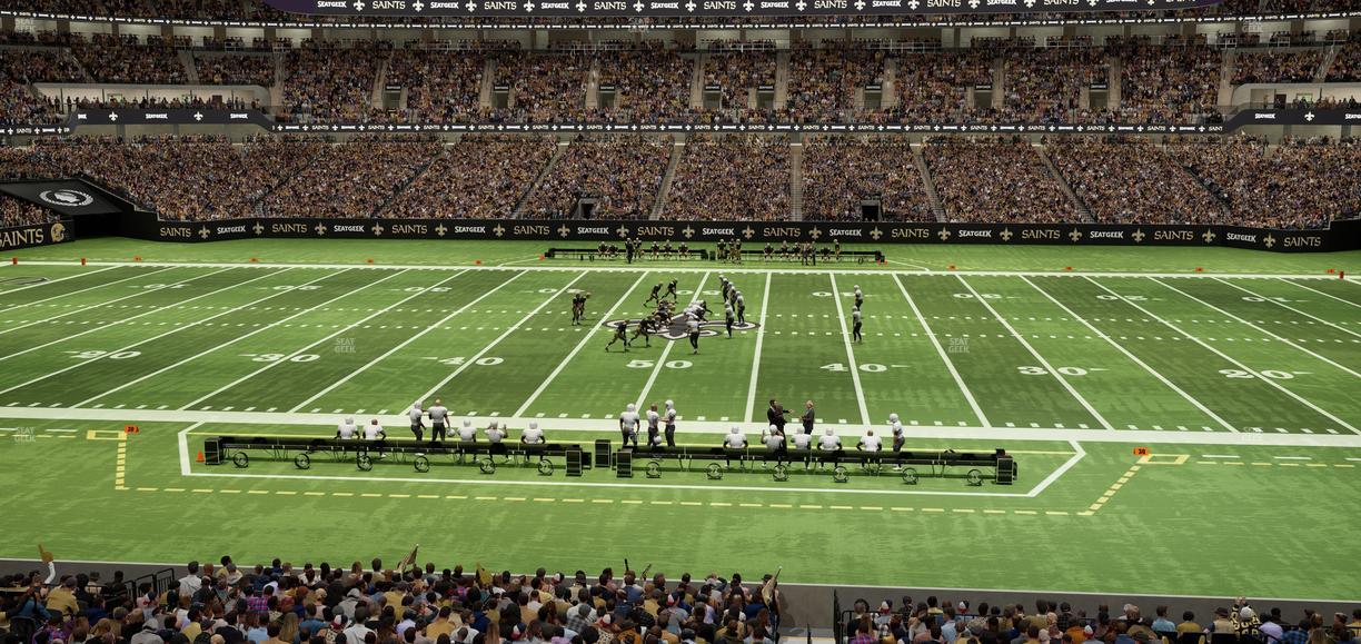 Caesars Superdome - Section 221 Seat View