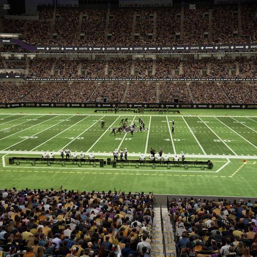 Caesars Superdome - Section 221 Seat View