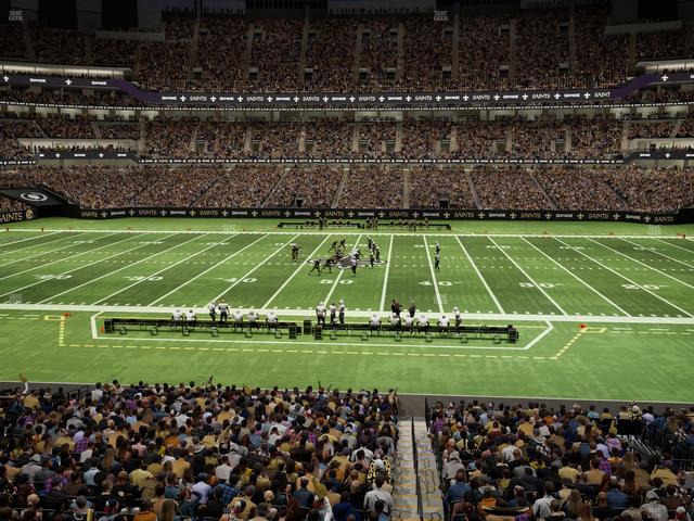 Caesars Superdome - Section 221 Seat View