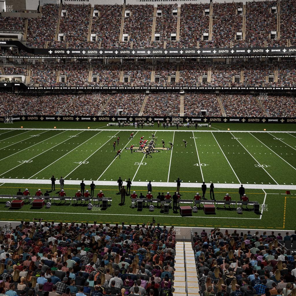 Caesars Superdome - Section 221 Seat View