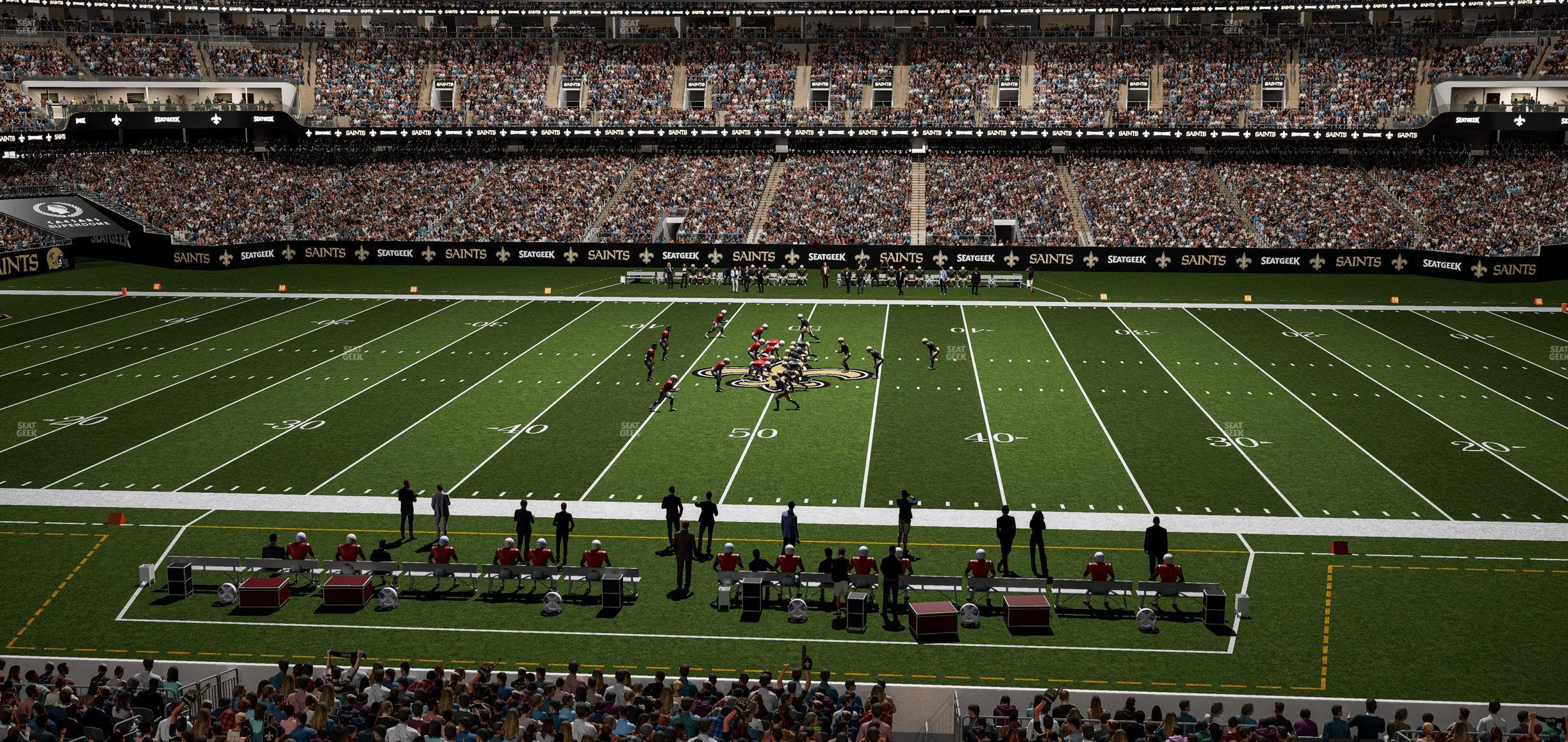 Caesars Superdome - Section 221 Seat View