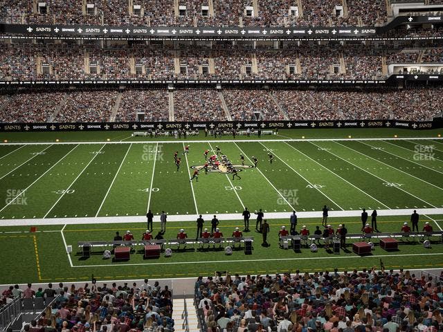 Caesars Superdome - Section 223 Seat View