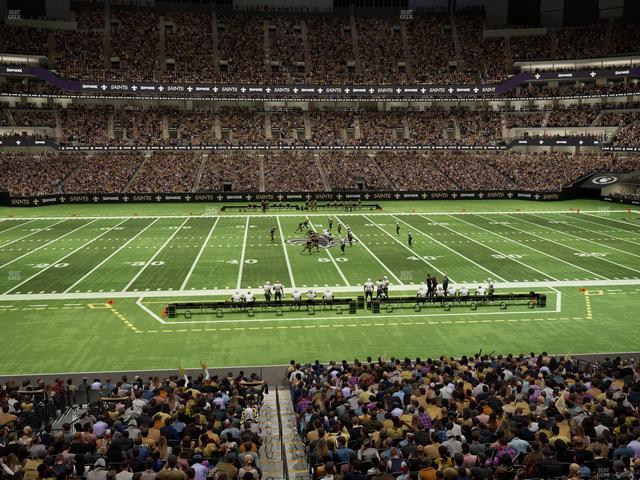 Caesars Superdome - Section 223 Seat View