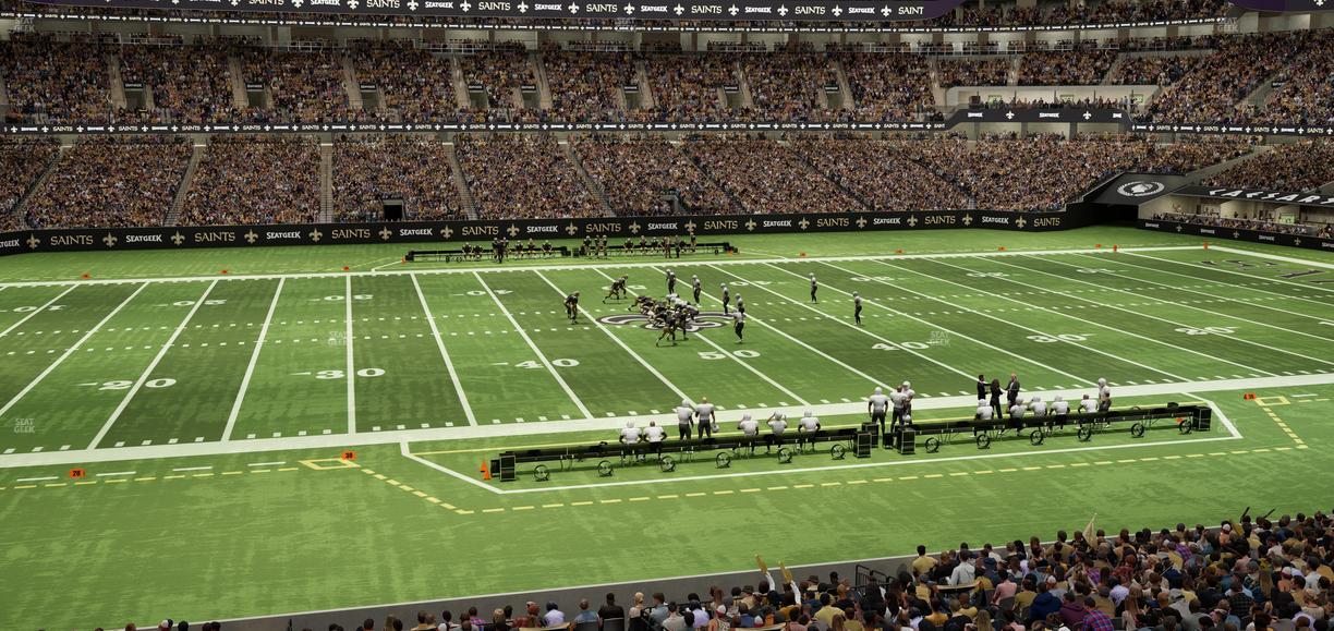 Caesars Superdome - Section 225 Seat View