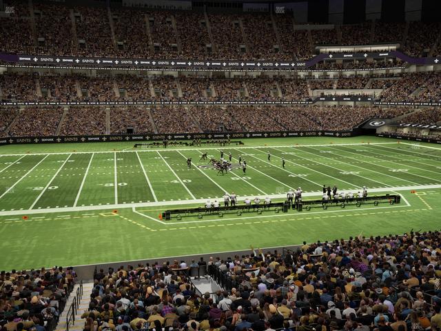 Caesars Superdome - Section 225 Seat View